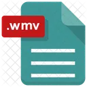 Wmv Datei Blatt Symbol