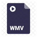 Document Wmv File Icône