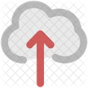 Cloud Hochladen Computing Symbol