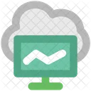 Cloud Netzwerk Monitor Symbol