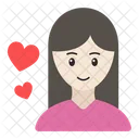 Woman In Love  Icon