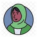 Woman Moslem Avatar  Icône