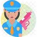 Woman Police Officer Woman Cop Police Officer Icon