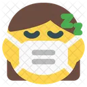 Woman Sleeping Emoji With Face Mask Emoji アイコン