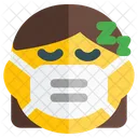 Woman Sleeping Emoji With Face Mask Emoji アイコン