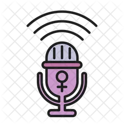 Womens Voice  Icon