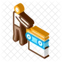 Wood Material Conveyor Icon