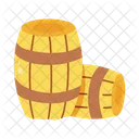 Casks Wooden Barrels Drums Symbol