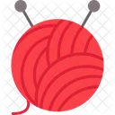 Wool Ball Ball Knit Icon