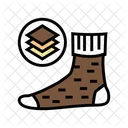 Winter Warm Sock Icon