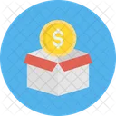 Win Dollar Bag Budget Icon