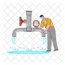 Pipe Water Pipe Water 아이콘