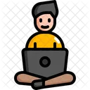 Digital Nomad Freelancer Icon