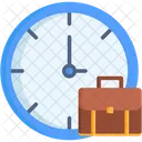 Work Clock Working Time Icon