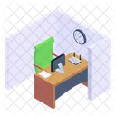 Workplace Workspace Workstation Icon