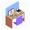 Workplace Workspace Workstation Icon