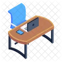 Office Table Workspace Workplace Icon