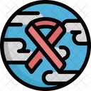 Cancer World Earth Icon