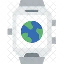 World Clock Smartwatch App Smartwatch Icon