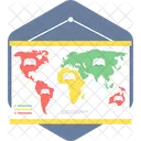 World Map Location Icon