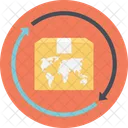 Global Logistics Cargo Icon