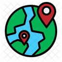 World Wide Location Icon