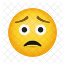 Worried Face Emoji Emoticon Icon