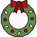 Wreath Decoration Christmas Icon