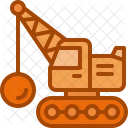 Wrecking ball crane  Icon