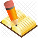 Book Pencil Education Icon