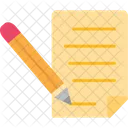 Writing Pencil Edit Icon