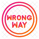 Wrong Way  Icon