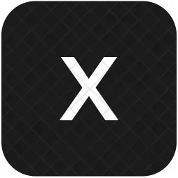 X letter  Icon