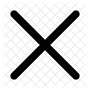 X Lg Cross Delete Icon