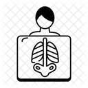 Radiography X Ray Chest Radiography 아이콘