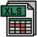 Xls File File Folder Icon