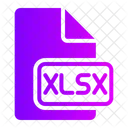 Xlsx Microsoft Excel File Xlsx File Icon