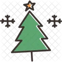 Xmas Tree Star Icon