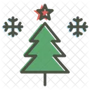 Xmas Tree Star Icon