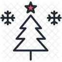 Xmas Tree Star Icon