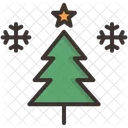 Xmas Tree Star Icon