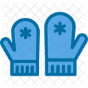 Christmas Gloves Mittens Icon