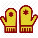 Christmas Gloves Mittens Icon