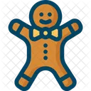 Xmas Christmas Gingerbread Icon