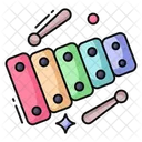 Xylophone Musical Instrument Music Tool 아이콘