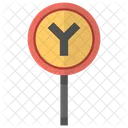 Y Intersection  Icon