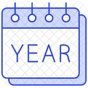 Year Time Annual Icon