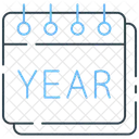 Year Time Annual Icon