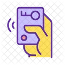 Hand Remote Car Icon