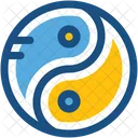 Yin Yang Taoism Icon